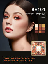 Load image into Gallery viewer, <b> All-in-one Eye Shadow Palette 9 Color Sweet Orange </b><br>
