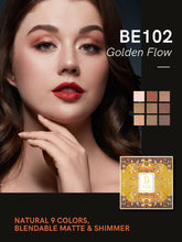 Load image into Gallery viewer, <b>All-in-one Eye Shadow Palette 9 Color Golden Flow </b><br>
