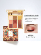 Load image into Gallery viewer, <b> All-in-one Eye Shadow Palette 9 Color Sweet Orange </b><br>
